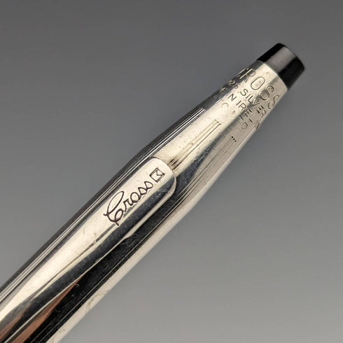 ヴィンテージ クロス(CROSS) 純銀製 ボールペン ケース入